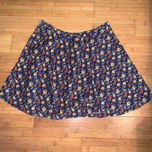 Forever21 Flower mini skirt